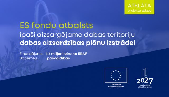 CFLA aicina pašvaldības saņemt ES fondu finansējumu dabas aizsardzības plānu izstrādei