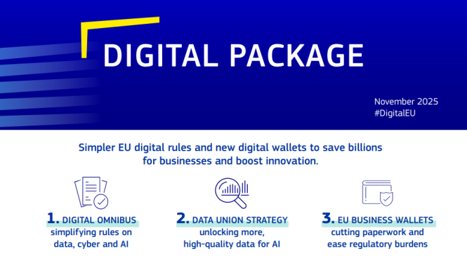 Eiropas Komisija publicējusi tiesību aktu pakotni “Digitālais Omnibuss”